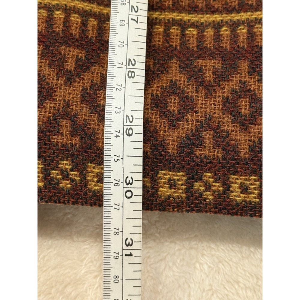 VTG Alexon Womens Sz 12 Wool Coat Lined Southwest‎ Aztec Blanket Great Britain - Picture 12 of 12
